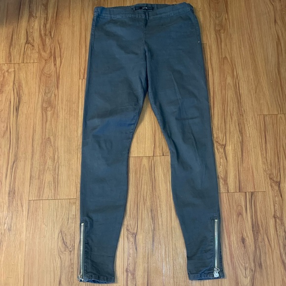 Joe’s Jeans Grey Ankle Zip High Rise Legging - Picture 4 of 13